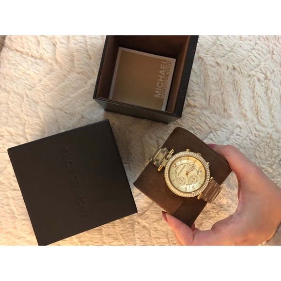 NWT MICHAEL KORS PARKER WATCH - Picture 3 of 5